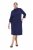 Ulla Popken 851664 Jerseykleid in A-Linie mit Taschen Dunkelblau - Kleider - Kleider für alle Größen