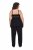 Ulla Popken 851693 Pyjama Schwarz - Pyjama/Loungewear - 