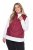 Ulla Popken 851833 Steppweste mit Stehkragen Rot - Westen - 