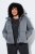 Ulla Popken 851854 Steppjacke Grau meliert - Jacken - Damenjacken in großen Größen