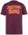 JP1880 851910 Rolling Stones Vintage Logo T-Shirt Aubergine - Band-T-shirts - Band T-Shirts in großen Größen