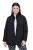 Ulla Popken 852076 Stepp-Crêpejacke mit Stehkragen Schwarz - Jacken - Damenjacken in großen Größen