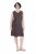 Ulla Popken 852190 Jerseykleid Mahagonibraun - Sommerkleider - Sommerkleider in großen Größen