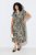 Ulla Popken 852257 Gemustertes Maxikleid Taupe - Maxikleider - Maxikleider in großen Größen
