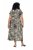 Ulla Popken 852257 Gemustertes Maxikleid Taupe - Maxikleider - Maxikleider in großen Größen