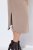 Ulla Popken 852288 Kurzärmliges Midikleid mit Bindegürtel Hellbraun - Midikleider - Midikleider für Damen in großen Größen