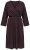 Ulla Popken 852307 Langärmliges Wickelkleid Mahagonibraun - Midikleider - Midikleider für Damen in großen Größen