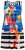 Ulla Popken 852308 Gestreiftes Jerseykleid Dunkelblau - Jerseykleider - 