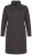 Ulla Popken 852456 Sweatkleid mit Rollkragen Dunkelbraun - Sweatkleider - 