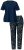 Ulla Popken 852577 Pyjama mit Muster Dunkelblau - Pyjama/Loungewear - 