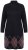 Ulla Popken 852597 Gemustertes Strickkleid mit Rollkragen Schwarz - Strickkleider - 