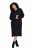 Ulla Popken 852630 Langärmliges Strickkleid Schwarz - Midikleider - Midikleider für Damen in großen Größen