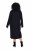Ulla Popken 852630 Langärmliges Strickkleid Schwarz - Midikleider - Midikleider für Damen in großen Größen