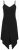 Ulla Popken 852636 Wickelkleid Schwarz - Jerseykleider - 
