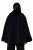 Ulla Popken 852644 Capejacke mit Kunstpelzbesatz Schwarz - Ponchos & Capes - 