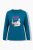 Ulla Popken 852710 Homewear-Pullover mit langen Ärmeln Petrol - Pyjama/Loungewear - 
