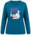 Ulla Popken 852710 Homewear-Pullover mit langen Ärmeln Petrol - Pyjama/Loungewear - 