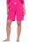 Ulla Popken 852752 Pyjama-Shorts mit Streifen 2er-Pack Rosa - Pyjama/Loungewear - 