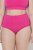 Ulla Popken 852761 Gestreifte Slips mit hoher Taille 5er-Pack Petrol - Slips - 