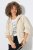Ulla Popken 852802 Cordjacke Wollweiß - Jacken - Damenjacken in großen Größen