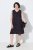 Ulla Popken 852824 Geblümtes Kleid Schwarz - Sommerkleider - Sommerkleider in großen Größen