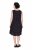 Ulla Popken 852824 Geblümtes Kleid Schwarz - Sommerkleider - Sommerkleider in großen Größen