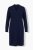Ulla Popken 853077 Langärmliges Strickkleid Dunkelblau - Strickkleider - 