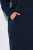 Ulla Popken 853353 Homewear-Kleid mit Kapuze Dunkelblau - Pyjama/Loungewear - 