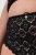 Ulla Popken 853495 Geblümte Slips 3er-Pack Schwarz - Slips - 