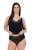 Ulla Popken 853495 Geblümte Slips 3er-Pack Schwarz - Slips - 