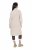Ulla Popken 853504 Langärmliges Strickkleid mit Rollkragen Wollweiß - Strickkleider - 