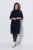 Ulla Popken 853504 Strickkleid mit Rollkragen Dunkelblau - Kleider - Kleider für alle Größen