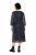 Ulla Popken 853620 Midikleid mit Animal-Print und 3/4-Ärmeln Schwarz - Midikleider - Midikleider für Damen in großen Größen