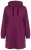 Ulla Popken 853652 Langärmliges Sweatkleid mit Kapuze Beerenrot - Kleider - Kleider für alle Größen