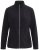 Ulla Popken 853668 Fleecejacke mit Stehkragen Schwarz - Fleecekleidung - 