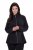 Ulla Popken 853668 Fleecejacke mit Stehkragen Schwarz - Fleecekleidung - 
