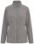 Ulla Popken 853668 Fleecejacke mit Stehkragen Grau - Fleecekleidung - 