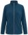 Ulla Popken 853668 Fleecejacke mit Stehkragen Petrol - Fleecekleidung - 