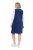 Ulla Popken 853697 Ärmelloses Cordkleid mit V-Ausschnitt Dunkelblau - Sommerkleider - Sommerkleider in großen Größen