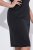 Ulla Popken 853766 Ärmelloses Bodycon-Kleid mit Strasssteinen Schwarz - Sommerkleider - Sommerkleider in großen Größen