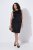Ulla Popken 853766 Ärmelloses Bodycon-Kleid mit Strasssteinen Schwarz - Sommerkleider - Sommerkleider in großen Größen