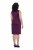 Ulla Popken 853766 Bodycon-Kleid mit Strasssteinen Pflaume - Abendkleider - Abendkleider in großen Größen