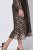 Ulla Popken 853788 Chiffonkleid mit Animal-Print Hellbraun - Maxikleider - Maxikleider in großen Größen