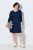 Ulla Popken 853877 Geblümtes Sweatkleid Dunkelblau - Kleider - Kleider für alle Größen