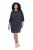 Ulla Popken 853946 Kleid mit 3/4-Ärmeln Oliv - Kleider - Kleider für alle Größen