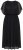 Ulla Popken 854031 Kurzärmliges Chiffonkleid Schwarz - Abendkleider - Abendkleider in großen Größen