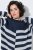 Ulla Popken 854095 Langärmliges Strickkleid Dunkelblau - Kleider - Kleider für alle Größen