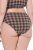 Ulla Popken 854114 Karierte Slips 5er-Pack Taupe - Slips - 