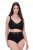 Ulla Popken 854551 Pantys mit Animal-Print Schwarz - Slips - 