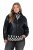 Ulla Popken 854795 Bikerjacke in Lederoptik Schwarz - Jacken - Damenjacken in großen Größen
